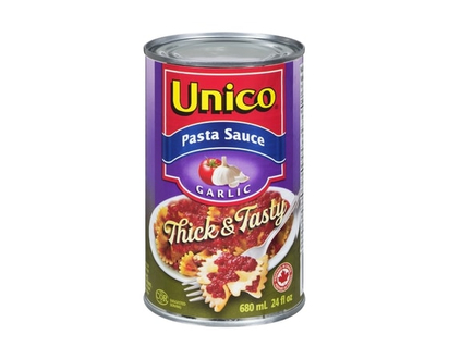 Unico Pasta Sauce, Garlic - 680.0 ML