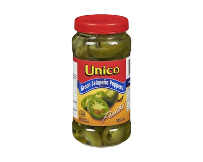 Unico Green Jalapeà±o Peppers, Nacho - 375.0 ML