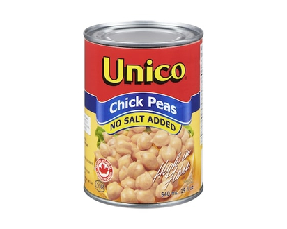 Unico Chick Peas, No Salt Added - 540.0 ML