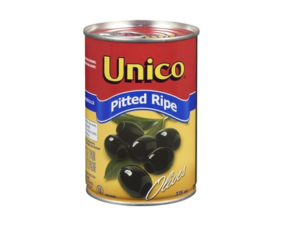 Unico Olives mûres dénoyautées moyennes - 375.0 ML