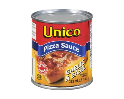 Unico Pizza Sauce, Garlic & Basil - 213.0 ML