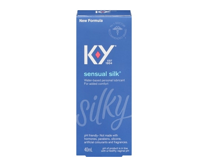 K-Y Personal Lubricant, SENSUAL SILK, liquid - 40.0 ML