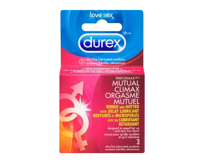 Lubricated Condoms Ribbed And Dotted Ultra Fine - 3.0 EA
