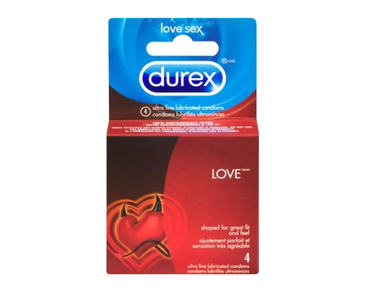 Love Lubricated Condoms - 4.0 EA