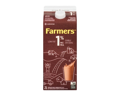 Farmers 1% Chocolate Milk - 2.0 L