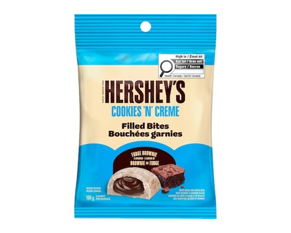 Hershey's Candy Cookies 'n' Creme Filled Bites Fudge Brownie Flavoured - 104.0 G