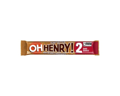 Oh Henry! Barres beurre d’arachides grand format - 85.0 G