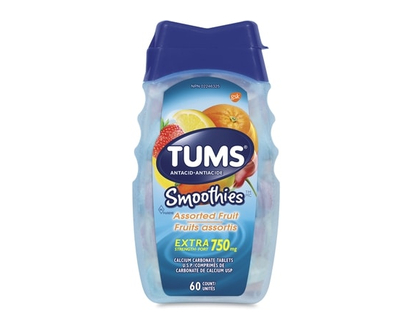 Tums Extra Strength Smoothie Assorted Fruit 60 count - 60.0 EA