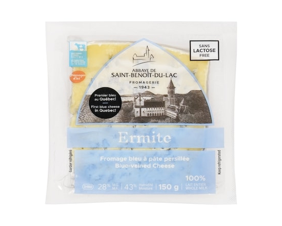 Fromage bleu à pâte persillée ermite 28% m.g. - 150.0 G