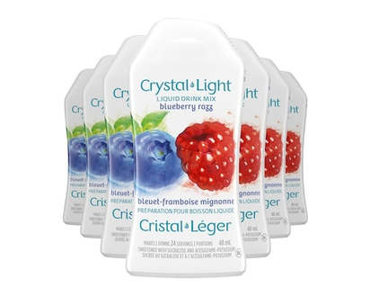 Crystal Light Drink Mix Liquid Blueberry Razz - 48.0 ML