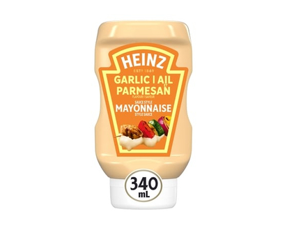 Heinz Garlic Parmesan Flavour Mayonnaise Style Sauce - 340.0 ML