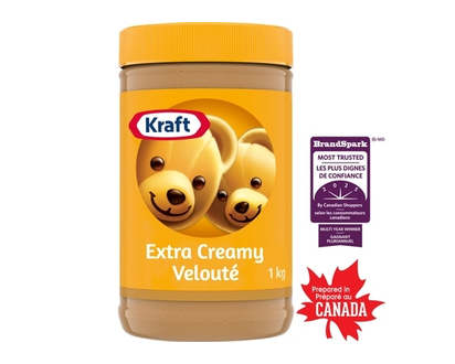 Kraft Extra Creamy Peanut Butter - 1.0 KG