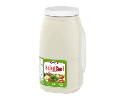 Vinaigrette pour bol de salade - 3.78 L