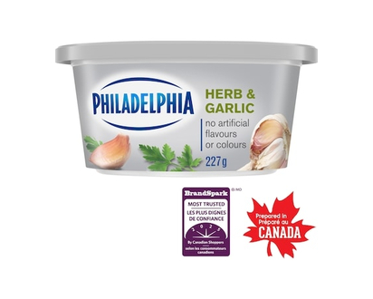 Philadelphia Produit Fromage À La Crème Herbes Et Ail - 227.0 G