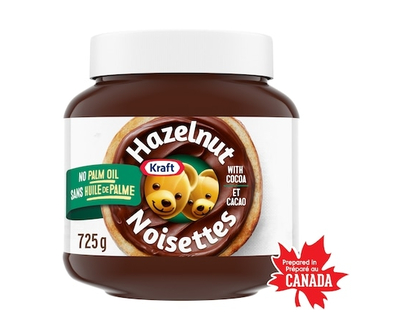 Kraft Tartinade aux noisettes avec cacao, pot - 725.0 G