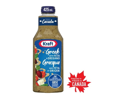 Kraft Féta grec et origan, bouteille - 425.0 ML