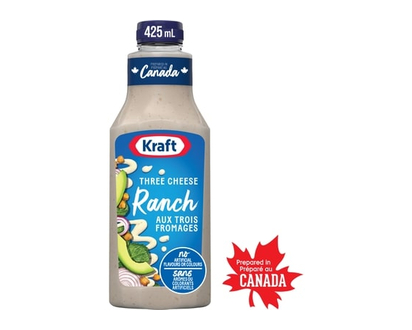 Kraft Three Cheese Ranch Salad Dressing - 425.0 ML