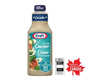 Kraft Bacon Caesar Salad Dressing - 425.0 ML