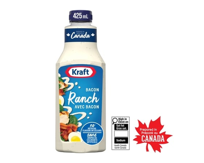 Kraft Bacon Ranch Salad Dressing - 425.0 ML