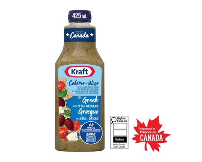 Kraft Dressing Greek With Feta & Oregano - 425 ML