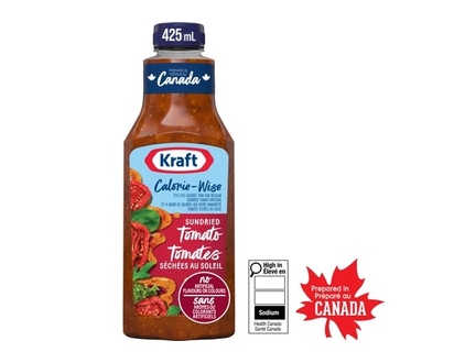Kraft Sundried Tomato Calorie-Wise Salad Dressing - 425.0 ML
