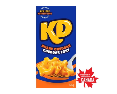 Kraft Sharp Cheddar Macaroni And Cheese Dinner - 175.0 G