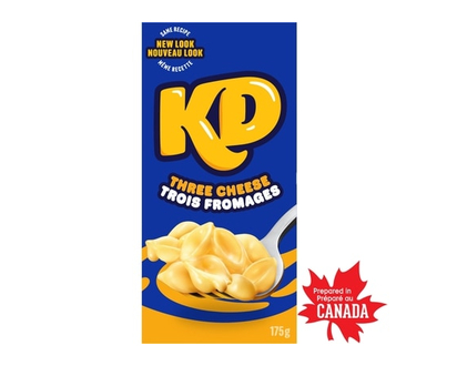 Kraft Three Cheese Macaroni And Cheese Dinner - 175.0 G