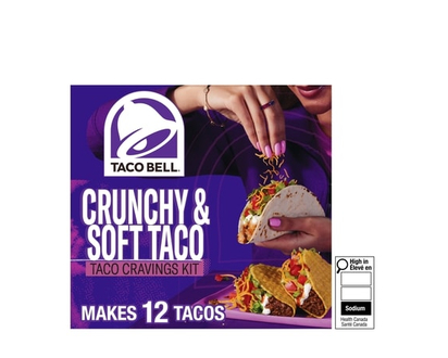 Taco Bell Crunchy & Soft Taco Cravings Kit - 370.0 G