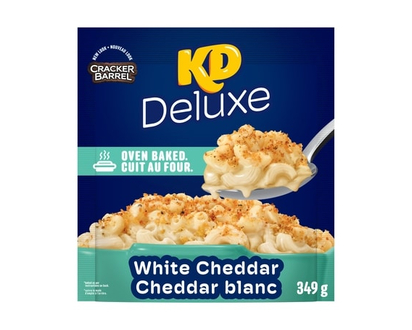 Kraft Kd Deluxe White Cheddar Oven Baked Macaroni And Cheese - 349.0 G
