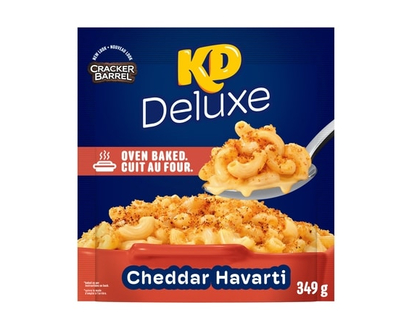 Kraft Kd Deluxe Cheddar Havarti Oven Baked Macaroni And Cheese - 349.0 G