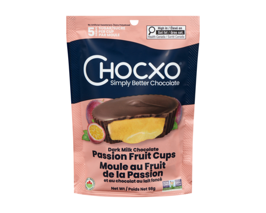 Dark Milk Chocolate Passion Fruit Cups - 98.0 G