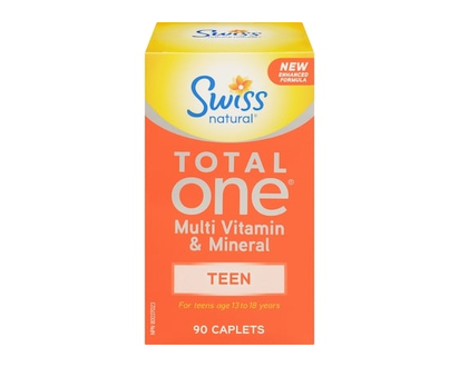 Swiss Total One Teen Multi Vitamin & Mineral - 90 CPL