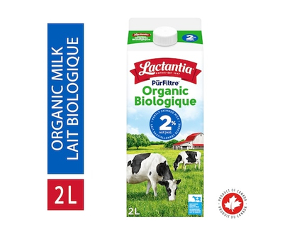 Lactantia Purfiltre biologique. lait partiellement écrémé 2 % - 2.0 L