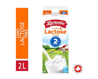 Lactantia Milk Lactose Free 2% Partly Skimmed - 2.0 L