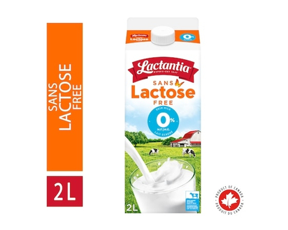 Lactantia Sans lactose. lait écrémé 0 % - 2.0 L