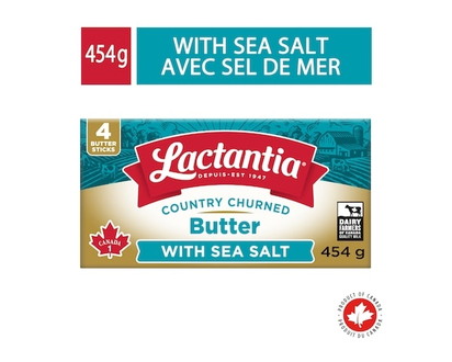 Lactantia Bâtonnets de beurre au sel de mer - 454.0 G