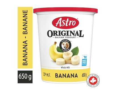 Astro Original Balkan Style Banana Yogurt 3.25% - 650.0 G