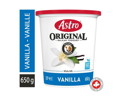 Astro Original Balkan Style Vanilla Yogurt 3.25% - 650.0 G