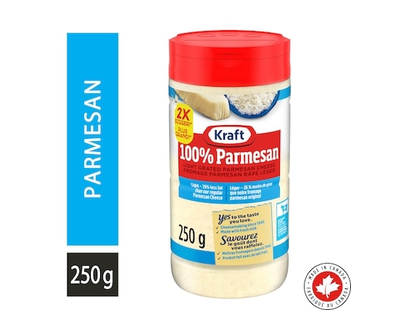 Kraft Light Grated Parmesan Cheese - 250.0 G