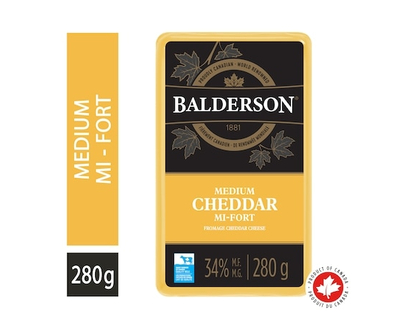 Balderson Medium Cheddar Cheese - 280.0 G