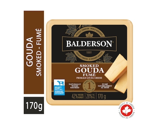 1 Year Aged Smoked Gouda Cheese - 170.0 G