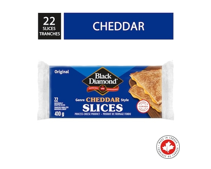 Black Diamond Original Cheddar Cheese Slices - 410.0 G