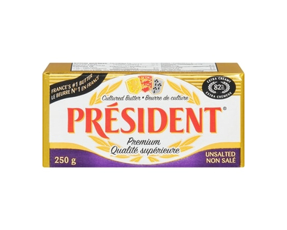 President Premium Unsalted Cultured Butter - 250.0 G