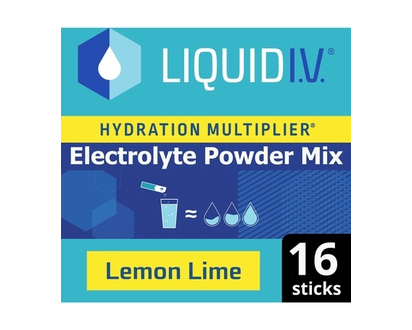 Liquid I.V Electrolyte Drink Mix Lemon Lime Hydration Multiplier - 16.0 EA