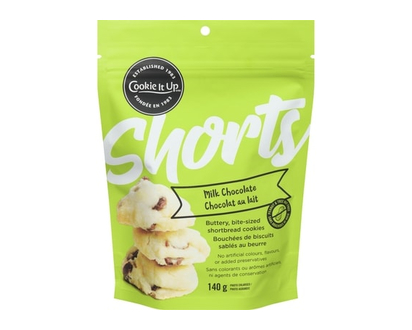 Cookie It Up Shortbread Cookies, Milk Chocolate Chip - 140.0 G