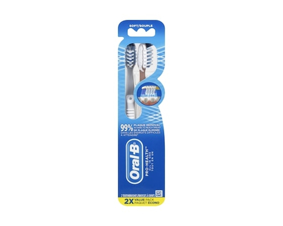 Oral-B Brosses à dents Pro-Santé Tout-en-un, souple, 2 unités - 2.0 EA