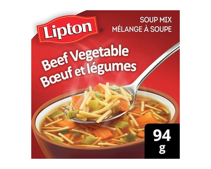 Lipton Dry Soup Mix Broth Beef - 94 G