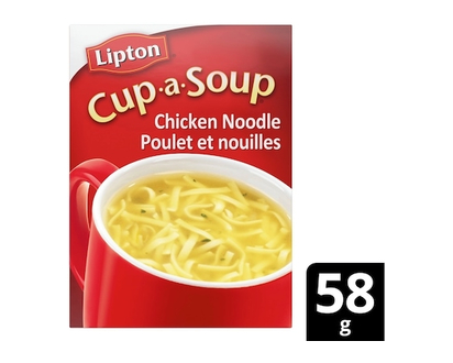 Lipton Cup-a-Soup Mélange à Soupe Instantanée aux nouilles Poulet et Nouilles - 58 G