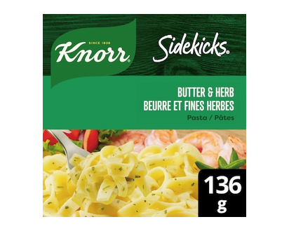 Knorr Sidekicks Pasta Side Dish Butter & Herb - 136.0 G