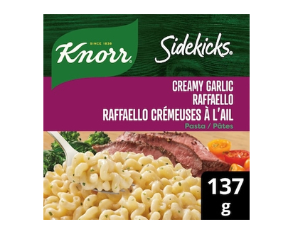 Knorr Sidekicks Pasta Side Dish Creamy Garlic Raffaello - 137.0 G